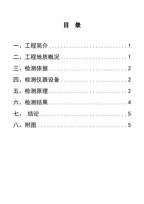 声波透射法检测桩基础检测报告范本