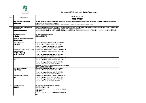 悦榕酒店机电设计导则