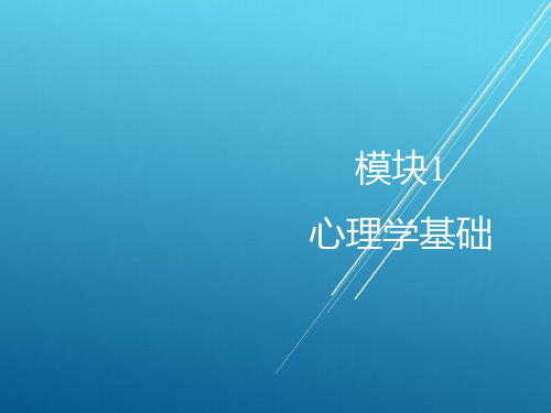 轨道交通运输心理学模块1