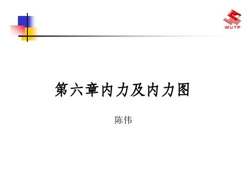 建筑力学,第六章内力及内力图,武汉理工