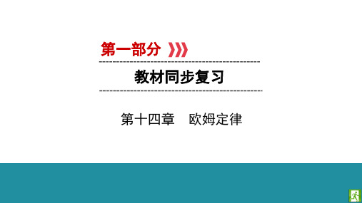 中考物理复习第十四章欧姆定律