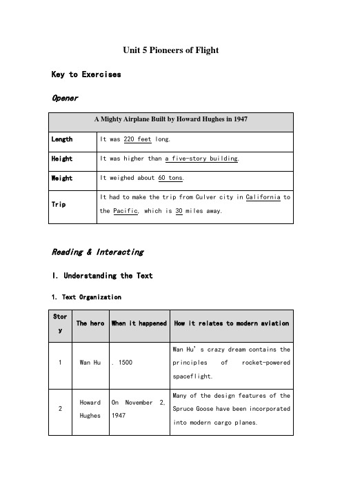 全新版大学进阶英语综合教程第二册答案u5keyto