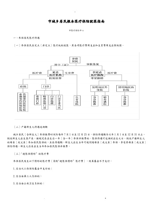 昆明市城乡居民基本医疗保险就医指南