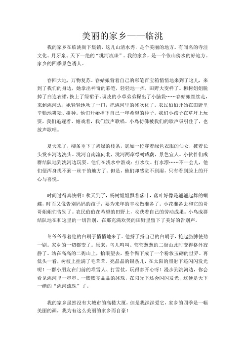 美丽的家乡