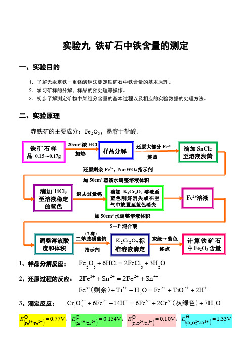 铁矿石铁含量的测定(dinggao)