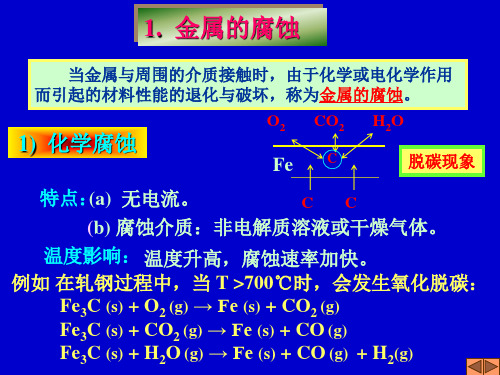 金属腐蚀与防护ppt课件