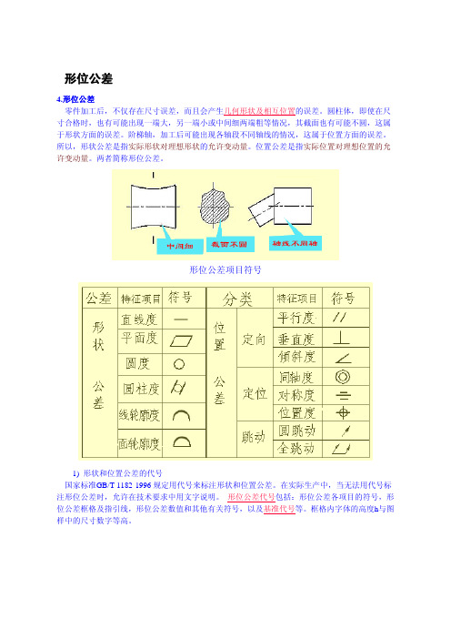 形位公差(概论)