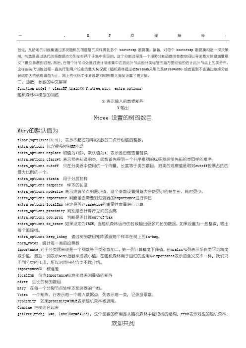 随机森林原理解释及其中各个参数的含义中文解释