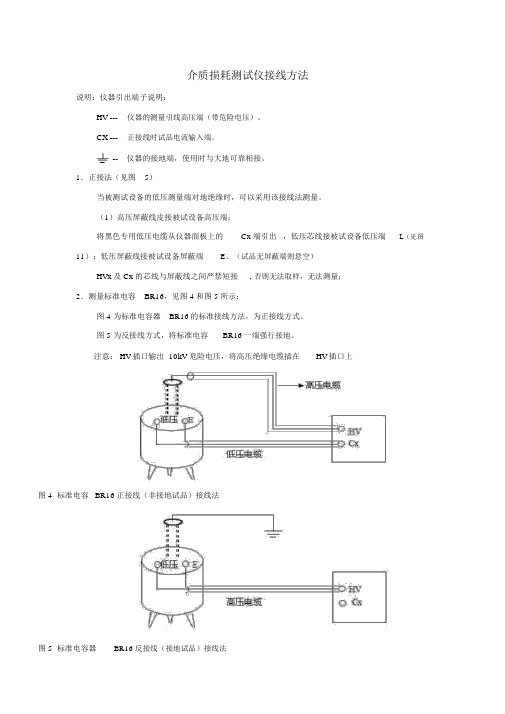 介质损耗测试仪接线方法