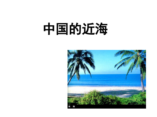 高中地理教(学)案_中国的近海与岛屿