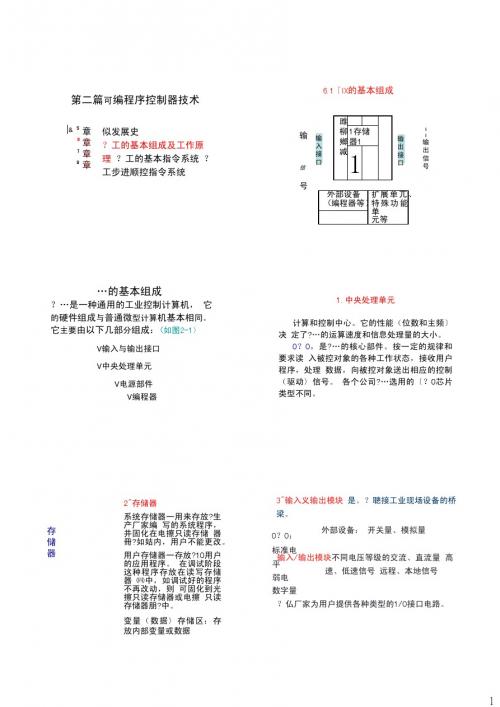 第二篇第6章_PLC的基本组成及工作原理