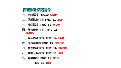 传送和比较指令