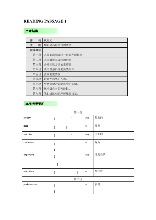 剑桥雅思4阅读解析-Test4