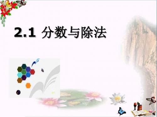六年级数学上册2.1分数与除法 精品课件沪教版