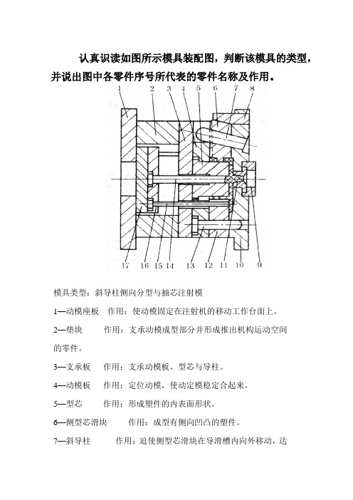 斜导柱模具