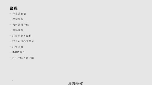 HPStorage存储培训PPT课件