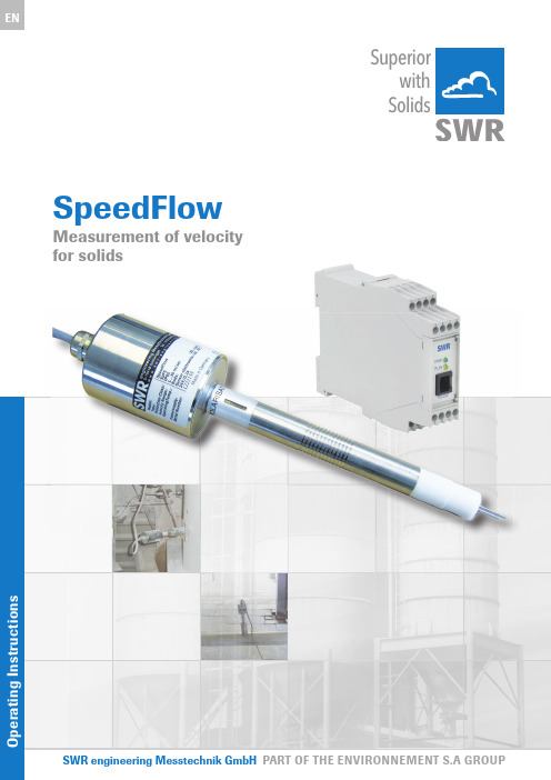 SpeedFlow速度测量仪器用户操作指南说明书