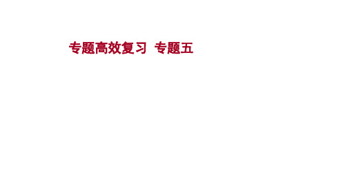 2022版高考历史：专题高效复习专题五西方民主政治和社会主义制度的建立