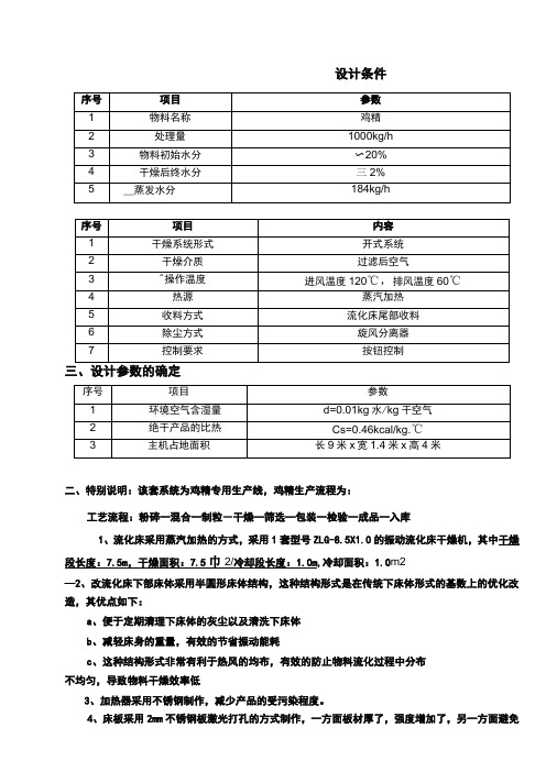 1吨鸡精生产线之振动流化床干燥机 ZLG-8.5X1