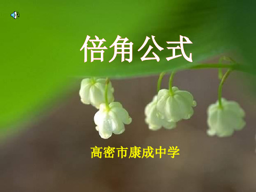倍角公式(可用)
