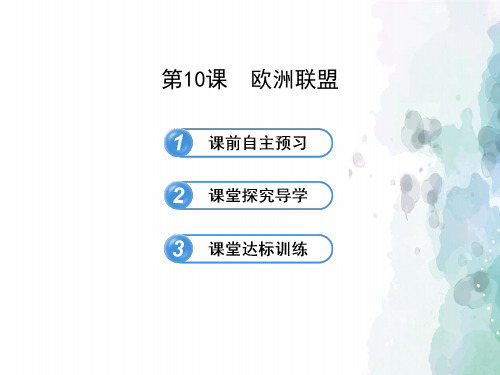 岳麓版-历史-九年级下册-2017年春季《欧洲联盟》名师课件