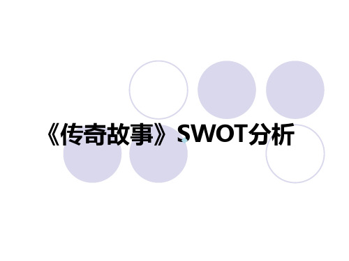 传奇故事SWOT分析