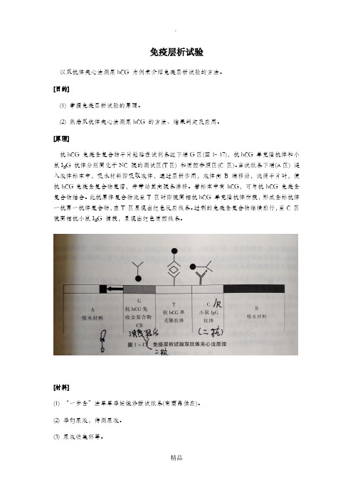 免疫层析试验