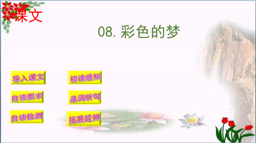 《彩色的梦》PPT教学课件(人教部编版)(共25张PPT)