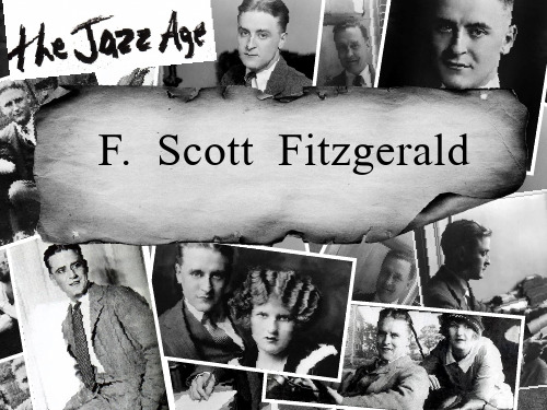 F. Scott Fitzgerald 美国文学菲斯杰拉德英文课件ppt