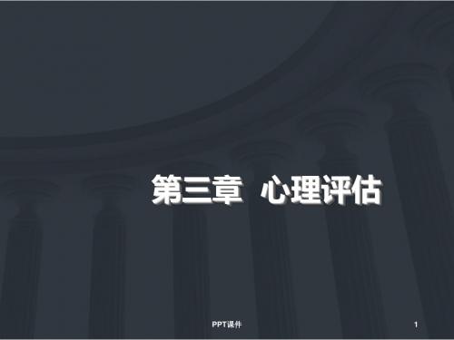 心理评估  ppt课件