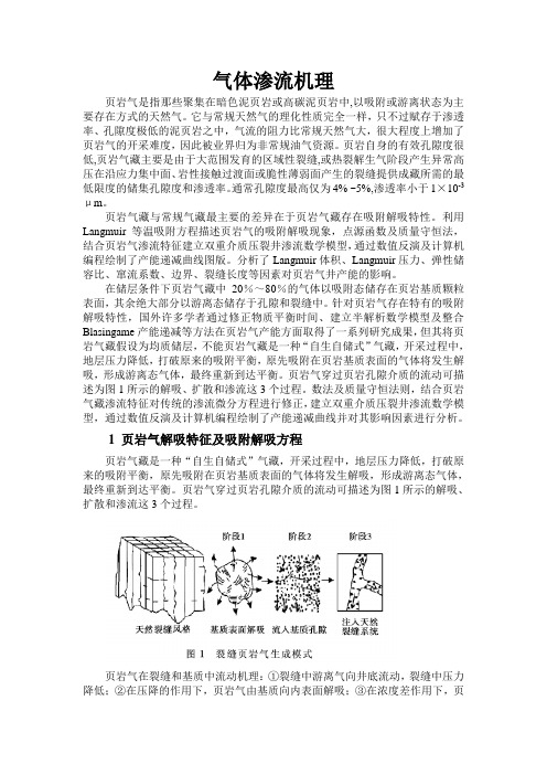 气体渗流机理