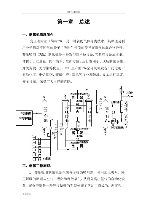 变压吸附制氮机操作规程..