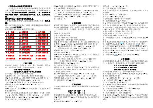 小学数学30种典型应用题及例题