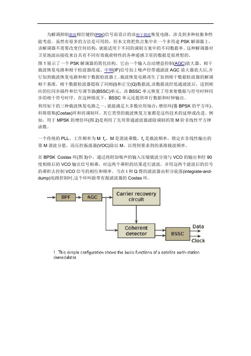 载波恢复详解