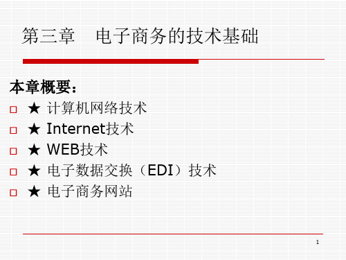 第三章电子商务的技术基础PPT课件