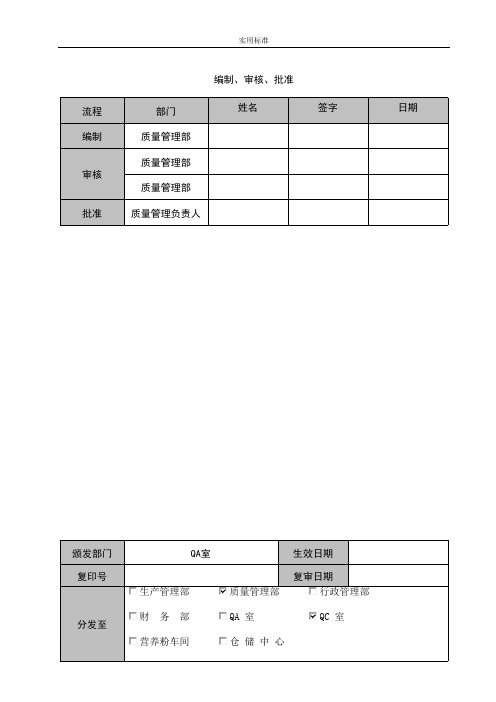 净含量检查法实用标准操作规程(最新整理)