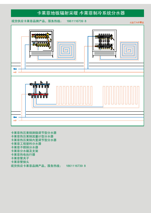 卡莱菲地板辐射采暖装置 卡莱菲分水器图册