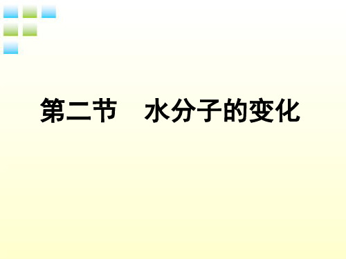 水分子的变化课件—九年级化学鲁教版上册