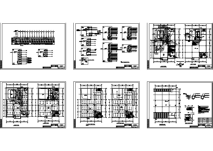 某地工业厂房电气设计图（共6张）