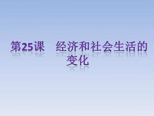 近代经济、社会生活与教育文化事业的发展PPT精品课件3