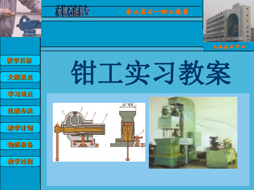 钳工教学完整ppt课件