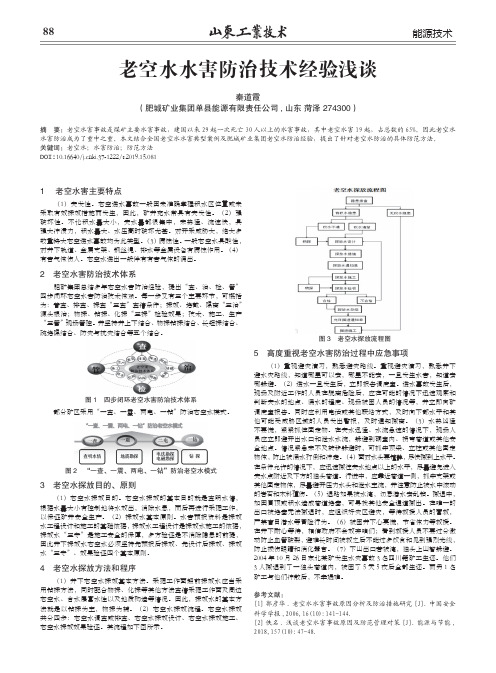 老空水水害防治技术经验浅谈