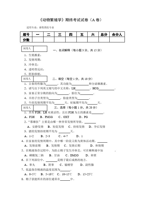 动物繁殖