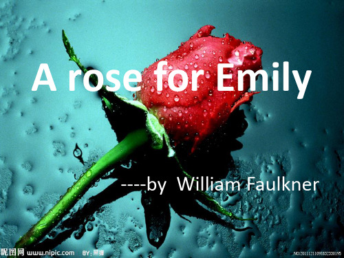 A rose for Emily----献给艾米丽的玫瑰