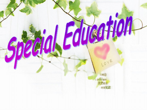 special education特殊教育