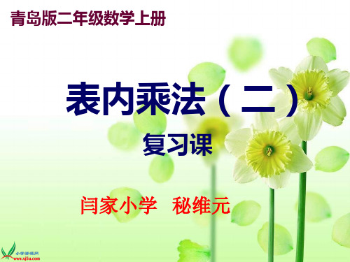 4-20《表内乘法》(二)复习课PPT课件