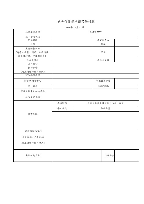 社会团体财务审计报告模板