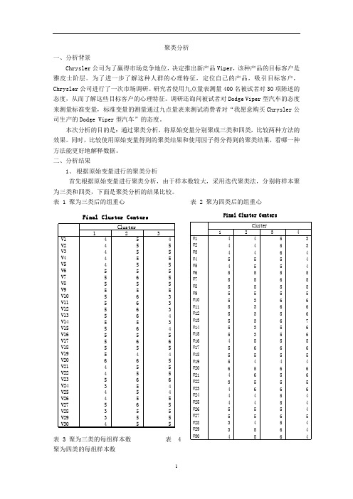 聚类分析实例讲解