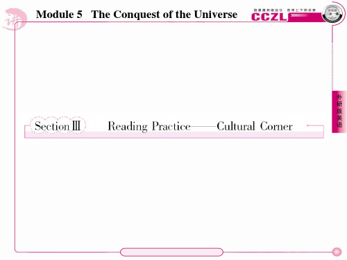 高二英语选修8(外研版)课件:5-3Reading Practice——Cultural Corner