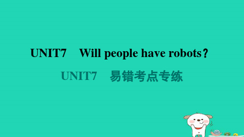 河南省2024八年级英语上册Unit7易错考点专练课件新版人教新目标版